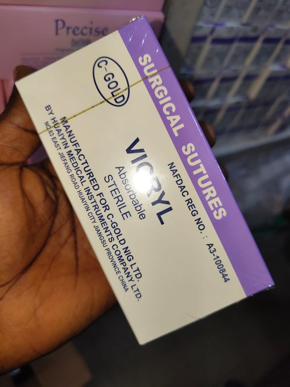 C Gold VICRYL Sutures 