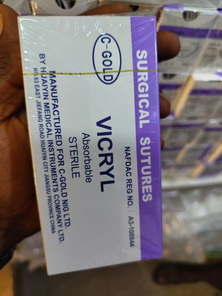 C Gold VICRYL Sutures Round Bodied