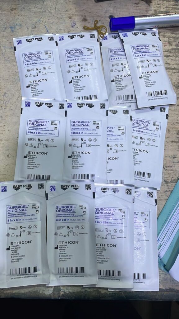 Ethicon Original Surgicel Sutures Nigeria Distributor