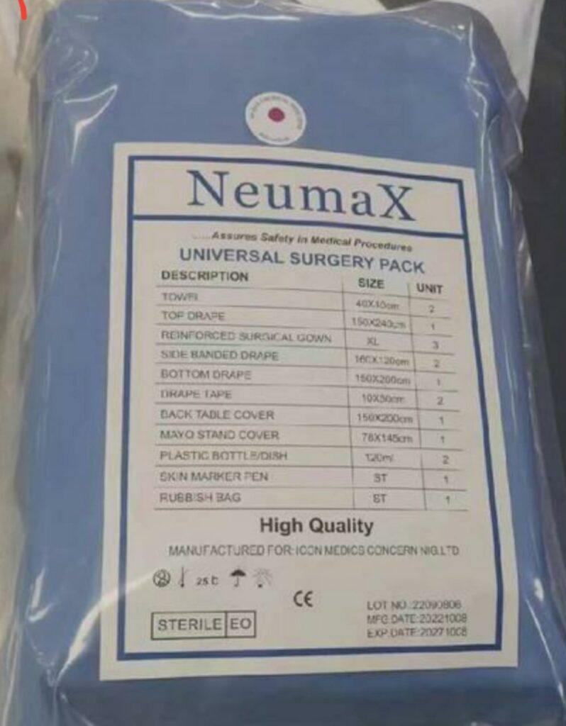 Neumax Universal Surgery Pack Distributor In Nigeria