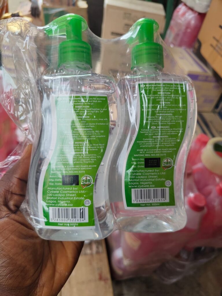 Wind Hand Sanitizer Distributor In Nigeria